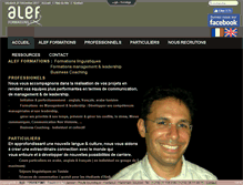 Tablet Screenshot of alef-formations.com